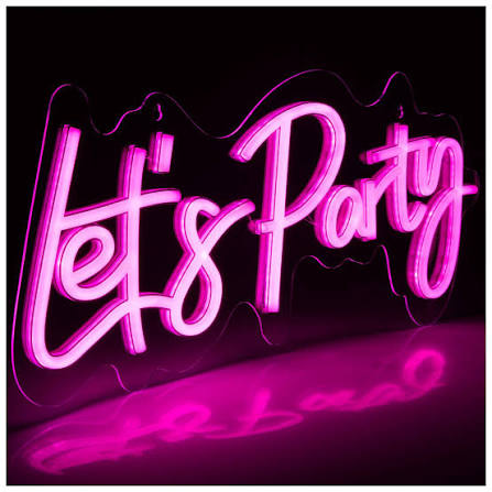 Lets party Neon light